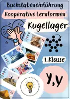 Vorschau - Fördermaterial/Inklusion - Buchstabeneinführung Y - Buchstabe Y - Kugellager Y - Deckblatt