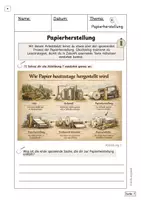 Vorschau - Arbeitsblätter - Papierherstellung: Leseverstehen trainieren (differenziert) - Seite 2