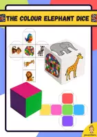 Vista previa - Juegos / Gamificación - The coloured Elephant STORYTIME DICE - Portada