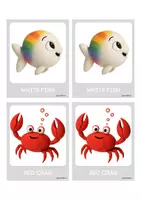 Vista previa - Tarjetas / Manipulativos - Little Fish Storytime Flashcards and remember - página 1