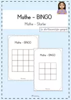 Vorschau - Arbeitsblätter - Mathestarter: Mathe Bingo - Deckblatt
