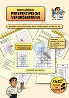 Vorschau - Stundenentwürfe - KUNSTPAKET: Rastertechnik/Rastervergrößerung - Seite 1