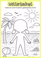 Vorschau - Mal- und Bastelvorlagen - Wetter & Kleidung Malbilder 🌦️🖌️ - Seite 1