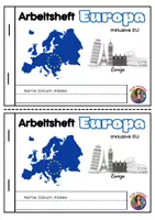 Vorschau - Arbeitsblätter - Europa inkl. EU - Arbeitsheft (Sachunterricht) - Deckblatt