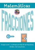 Vista previa - Juegos / Gamificación - FRACCIONES - ESCAPE ROOM - JUEGO - Portada