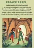 Vista previa - Juegos / Gamificación - FRACCIONES - ESCAPE ROOM - JUEGO - página 1