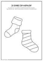 Vorschau - Mal- und Bastelvorlagen - Rock deine Socken - Agamograph basteln, Magisches Faltbild - Seite 2
