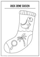 Vorschau - Mal- und Bastelvorlagen - Bastel Socken, Ausmalbilder, Welt-Down-Syndrom-Tag - Seite 3