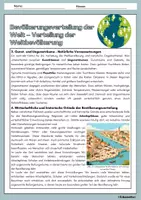 Vorschau - Arbeitsblätter - Bevölkerungsverteilung der Welt – Verteilung der Weltbevölkerung - Seite 2