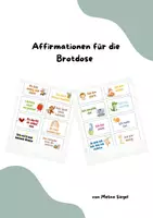 Vorschau - Bildkarten - Positive Botschaften für die Brotdose - Deckblatt