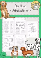 Vorschau - Arbeitsblätter - Hund Arbeitsblätter - Deckblatt