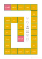 Vista previa - Juegos / Gamificación - Verb Tenses Board Game for EFL-ESL Teenagers - página 2