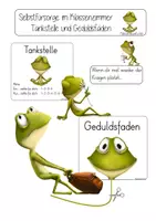 Vorschau - Poster - Selbstfürsorge im Klassenzimmer- Tankstelle & Geduldsfaden - Deckblatt