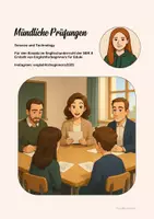 Vorschau - Klassenarbeiten - Mündliche Prüfungen zum Thema Science and Technology - Deckblatt