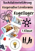 Vorschau - Fördermaterial/Inklusion - Buchstabeneinführung H - Buchstabe H - Kugellager H - Deckblatt