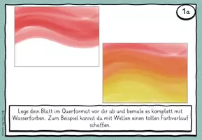 Vorschau - Mal- und Bastelvorlagen - Hell Dunkel Kontrast mit einem Herzen: Anleitung - Seite 2