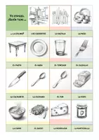 Vorschau - Spiele - Quién tiene - Comida - Spielend Vokabeln üben - Deckblatt