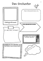 Vorschau - Unterrichtsreihen - Orchester Unterrichtsreihe mit Infotexten Arbeitsblättern Lösungen - Seite 1