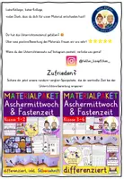 Vorschau - Fördermaterial/Inklusion - Fastenkalender Tafelkarten / Aschermittwoch & Fastenzeit - Seite 1