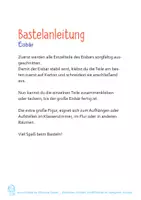 Vorschau - Mal- und Bastelvorlagen - Bastelbogen: Extragroßer "Eisbär" - Seite 1