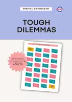 Vista previa - Juegos / Gamificación - Speaking Activity: Tough Dilemmas. Adults (B2 and above) - Portada