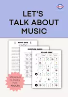 Vista previa - Juegos / Gamificación - Let's Talk about Music: Speaking Board Game + Quiz - Portada