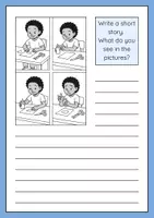 Aperçu - Affichage - Histoires illustrées Inspiration pour écrire Enfants (anglais) - Page 1