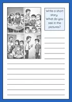 Aperçu - Affichage - Histoires illustrées Inspiration pour l'écriture Adultes (anglais) - Page 3