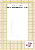 Vorschau - Arbeitsblätter - Kreise zeichnen mit dem Zirkel - Arbeitsblatt (1) - Deckblatt