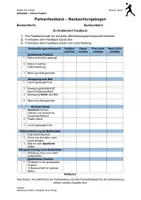 Vorschau - Arbeitsblätter - Partnerfeedbackbogen - Unteres Zuspiel - Baggern - Seite 1