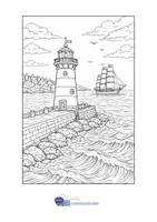 Aperçu - Cliparts/Visuels - Livre de coloriage Phares Coloriages pour se détendre - Page 2