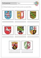 Vorschau - Arbeitsblätter - Arbeitsblatt Bundesländer Deutschland erkennen - Wappen - Seite 3