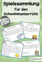 Vorschau - Spiele - Spielesammlung für den Schwimmunterricht - Deckblatt