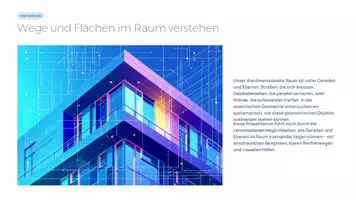 Vorschau - Präsentationen/Tafelbilder - Lagebeziehungen von Geraden und Ebenen | Präsentation Analytische Geometrie Mathematik Sek II - Seite 1