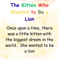 Aperçu - Autre type de ressources - The Kitten Who Wanted to Be a Lion - Page 1