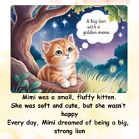 Aperçu - Autre type de ressources - The Kitten Who Wanted to Be a Lion - Page 2