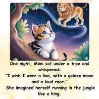 Aperçu - Autre type de ressources - The Kitten Who Wanted to Be a Lion - Page 3