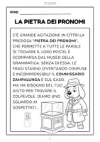 anteprima - Esercizi - Il Commissario Zampalunga - I Pronomi - Pagina 1
