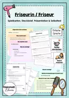 Vorschau - Unterrichtsreihen - Friseur/ Friseurin (Beruf kennenlernen) - Deckblatt