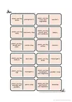 Vista previa - Juegos / Gamificación - Shopping Vocabulary Dominoes for EFL/ESL Primary - página 2
