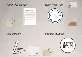 Vorschau - Bildkarten - Rollenvergabe Karten Gruppenarbeit | Gruppenrollen mit Aufgaben - Seite 1