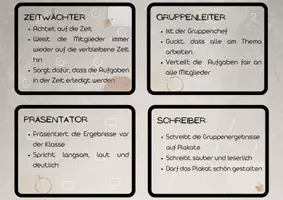 Vorschau - Bildkarten - Rollenvergabe Karten Gruppenarbeit | Gruppenrollen mit Aufgaben - Seite 2