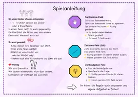 Vorschau - Spiele - Fasching / Karneval Würfelspiel mit Aktionen - Seite 2
