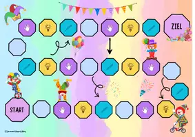 Vorschau - Spiele - Fasching / Karneval Würfelspiel mit Aktionen - Seite 3