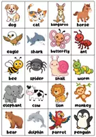 Vista previa - Juegos / Gamificación - VERTEBRATE ANIMALS BINGO GAME - página 2