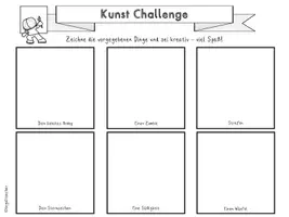 Vorschau - Arbeitsblätter - Kunst Challenge / Zeichenchallenge (Klassen 4-10) - Seite 2