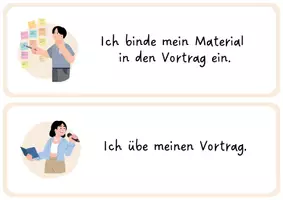 Vorschau - Fördermaterial/Inklusion - Präsentationen halten: Regeln für Präsentierende und Zuhörende (auf Deutsch · Englisch · zweisprachig) - Seite 3