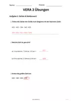 Vorschau - Arbeitsblätter - ‼️ Fit für VERA 3 | Vera 3 Mathematik – Materialpaket (3 Materialien) | Arbeitsblätter & Testvorbereitung | Klasse 3 Grundschule optimale Vorbereitungen für die Vergleichsarbeiten Mathematik VERA 3 3.Klasse 🧮 - Seite 3