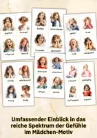 Vorschau - Arbeitsblätter - Emotionen verstehen: Gefühle-Poster & Karten im Mädchen-Design (Bundle für Kindergarten, Vorschule & Schule) - Seite 1