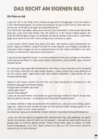 Vorschau - Arbeitsblätter - Geschichte zum Thema: Das Recht am eigenen Bild - Seite 2